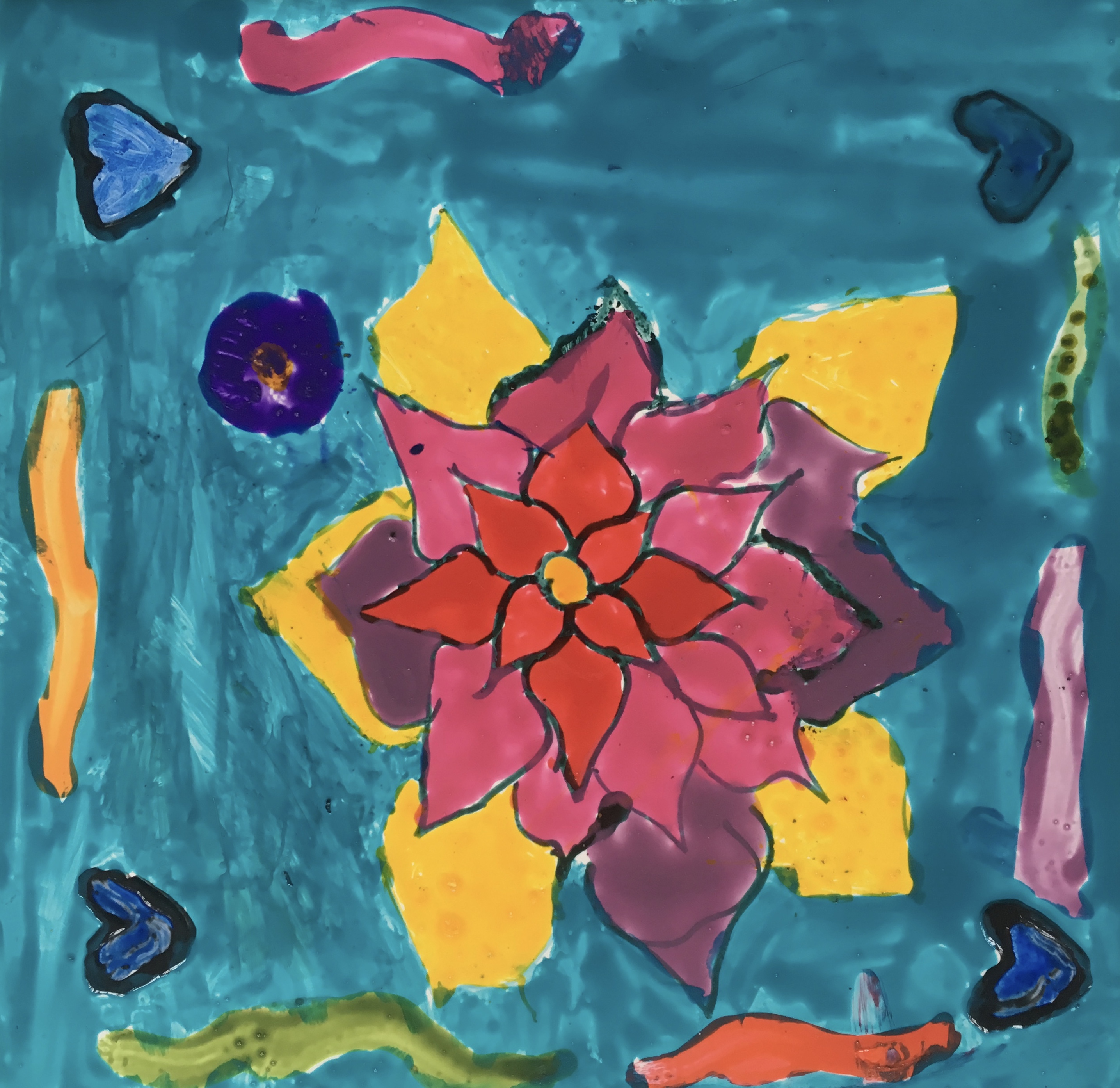 Blumenwiese im Badezimmer (Fliese)
Klasse 3c im Schuljahr 2018/2019